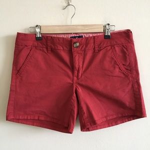 American Eagle Red Shorts